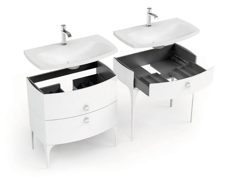 Oristo Umywalka meblowa 82 cm LOUIS biała